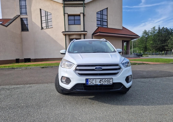 Ford Kuga cena 79500 przebieg: 51900, rok produkcji 2018 z Skoczów małe 172